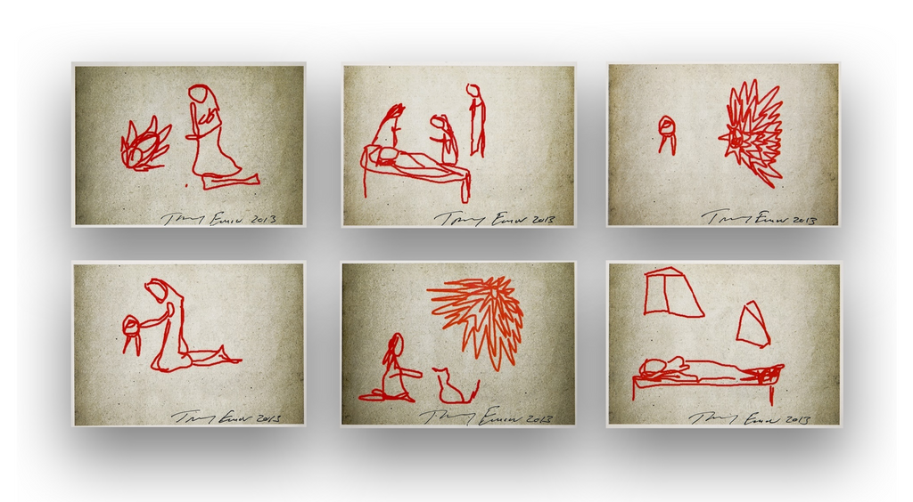 TRACEY EMIN-iPAD DRAWINGS