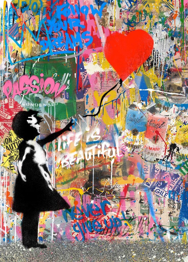 MR BRAINWASH- REACH FOR LOVE