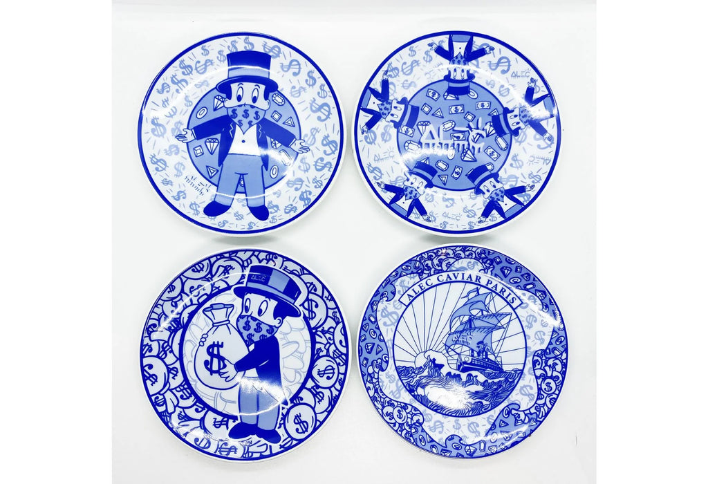 ALEC MONOPOLY- SET OF FOUR PLATES