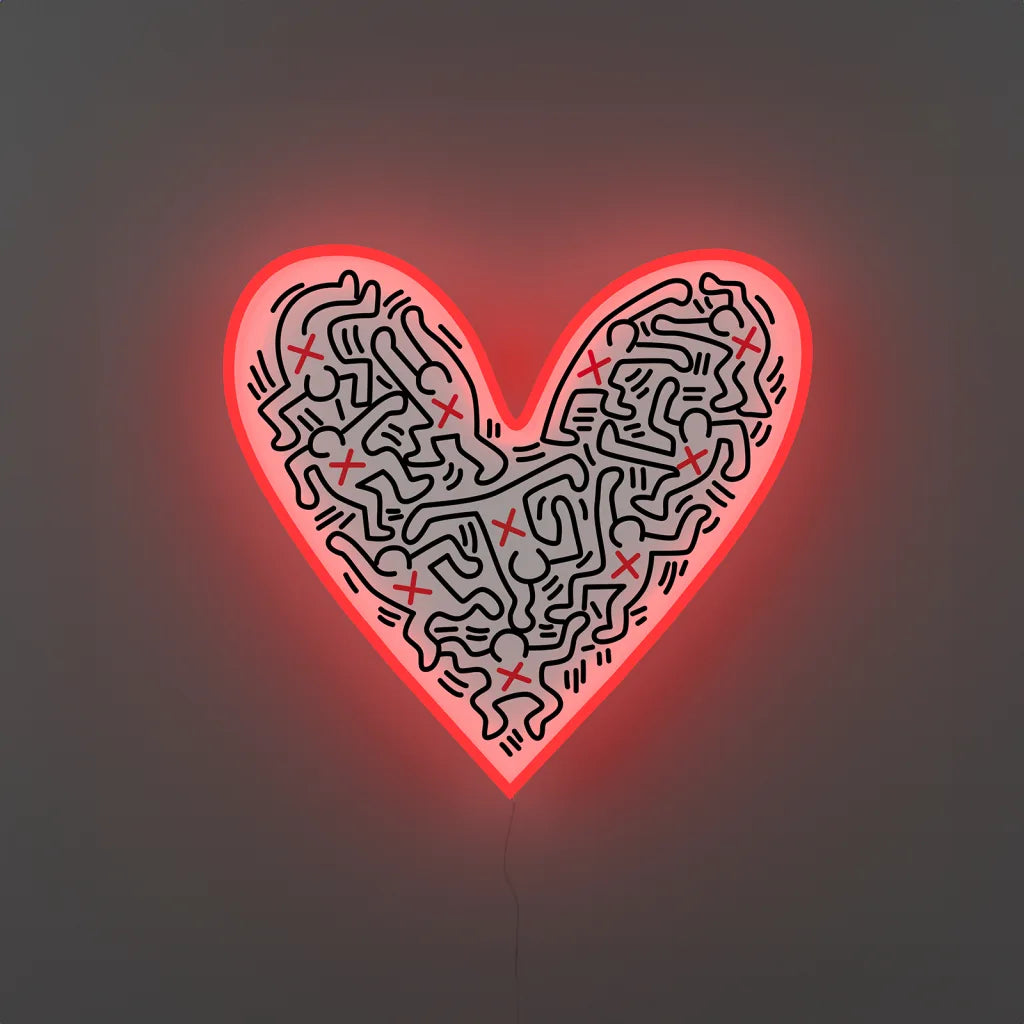 KEITH HARRING- DANCE LOVE