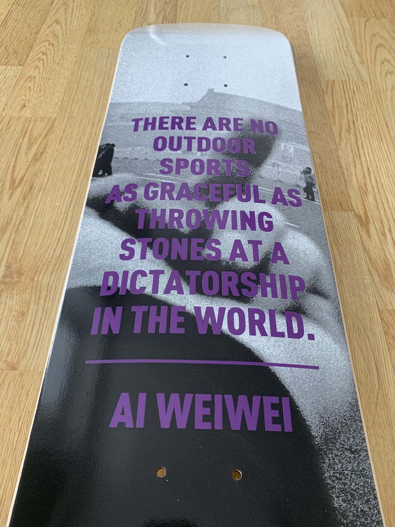 AI WEI WEI "F*?!K" SKATE DECK LTD EDT