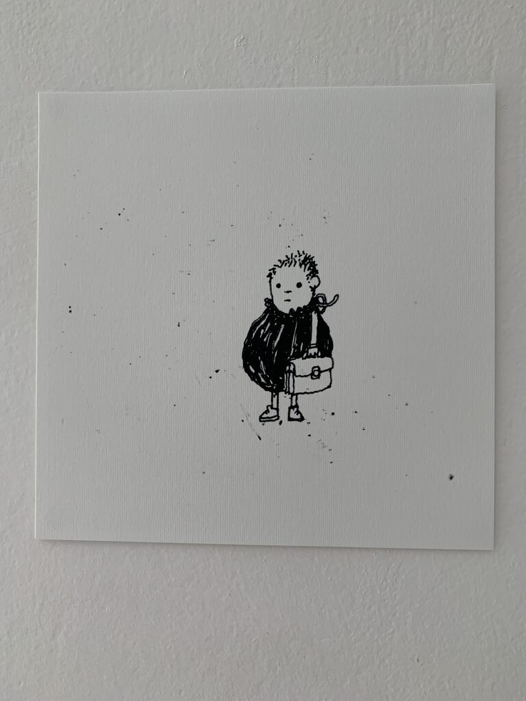 DRAN- ALONE- DESSIN DU JOUR, HAND SIGNED