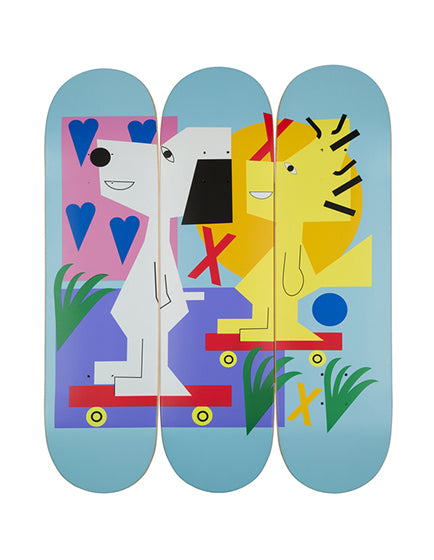 NINA CHANEL ABNEY- PEANUTS TRIPTYCH SKATEBOARDS