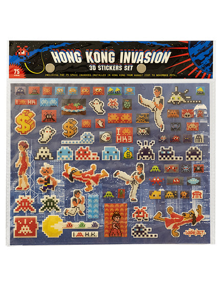 INVADER- HONG KONG INVASION STICKERS